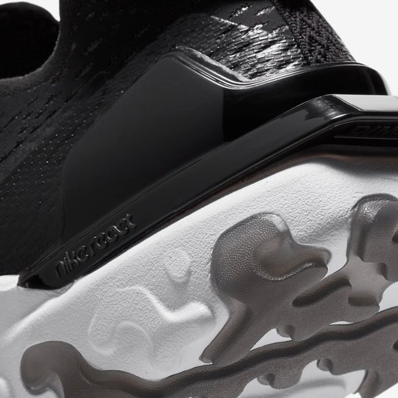 Nike React Vision D/MS/X Black White Men Lifestyle - Picture 4 of 11